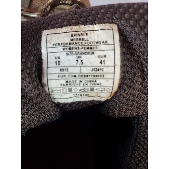 Merrell Women's Hiking Shoes. Brown. Size 10. - Picture 9 of 9